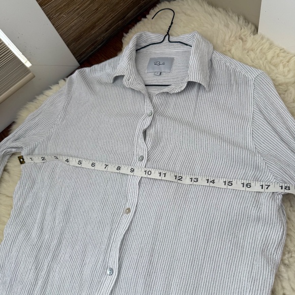 Rails Etta Devenport Stripe Button Down Shirt Light Weight Small - Picture 7 of 10